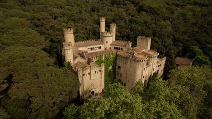 Vista aérea del Castell de Santa Florentina, a las afueras de Canet.