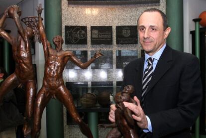 Ettore Messina, ayer antes de intervenir en el Foro Ferrándiz-As.