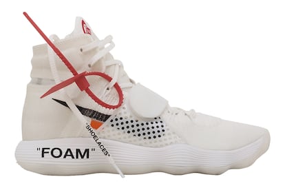 Zapatillas de edición limitada de Off-White para Nike (2017).