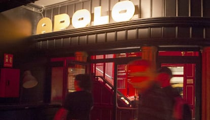 La sala Apolo, de Barcelona, una de les que té problemes per la situació derivada de la pandèmia.