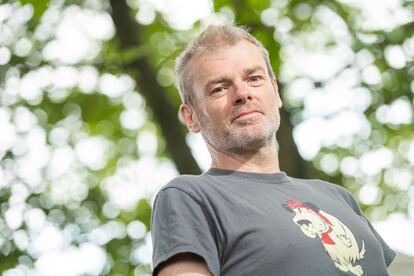 Mark Haddon, en agosto de 2019 durante el festival de Edimburgo.