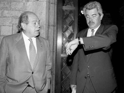 Jordi Pujol y Pasqual Maragall, en una imagen de archivo.
