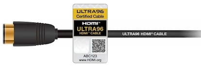 Cable HDMI 2.2 certificado con el estándar Ultra96