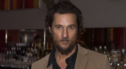 El actor Matthew McConaughey, el pasado enero en el estreno de 'Gold' en Londres.