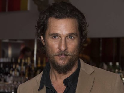 El actor Matthew McConaughey, el pasado enero en el estreno de 'Gold' en Londres.