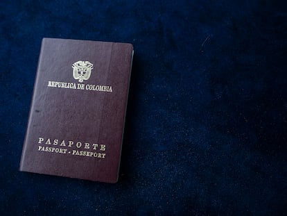 Un pasaporte colombiano, en una imagen de archivo.