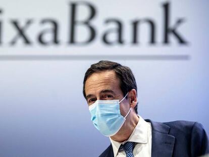 El consejero delegado de CaixaBank, Gonzalo Gortázar. 