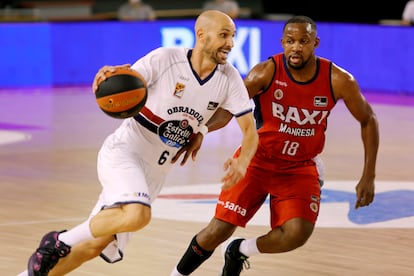 Albert Oliver, con el Obradoiro en 2020.