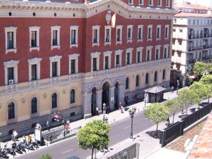 Sede del Tribunal de Cuentas, en Madrid.