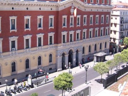 Sede del Tribunal de Cuentas en Madrid. 