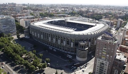 Estadio Santiago Bernab&eacute;u. 