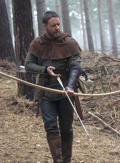 Russell Crowe, en Robin Hood.