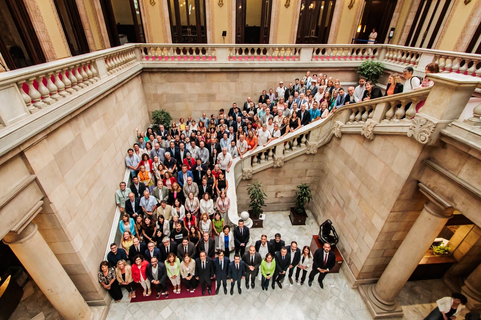 Una imagen de la foto de familia del Parlament.