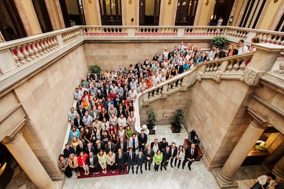 Una imagen de la foto de familia del Parlament.