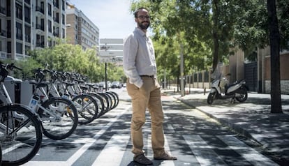 El gerente de la EMT, Álvaro Fernández Heredia, en Madrid.