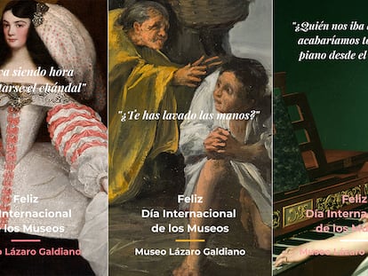 Tres Imágenes (des)confinadas del Museo Lázaro Galdiano.