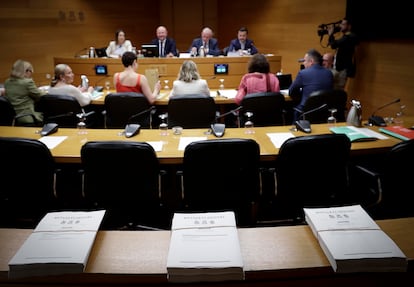 Comisión de Economía, Presupuestos y Hacienda de las Cortes Valencianas este martes, 20 de mayo.