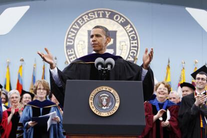 Discurso de Barack Obama en la Universidad de Michigan (EE UU) el 1 de mayo de 2010.