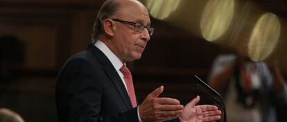 El ministro de Hacienda, Cristóbal Montoro.