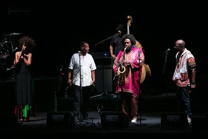Actuación de Kamasi Washington en el Primavera Sound 2016.