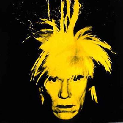 Autorretrato de Warhol.