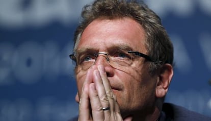 Valcke durante un acto de la FIFA en febrero de 2014.