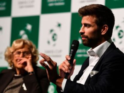 El futbolista presenta en Madrid la nueva Copa Davis, un “evento único” para el que ya contaba con la baja del suizo  “No es de los que históricamente más haya jugado este torneo y tiene la edad que tiene”
