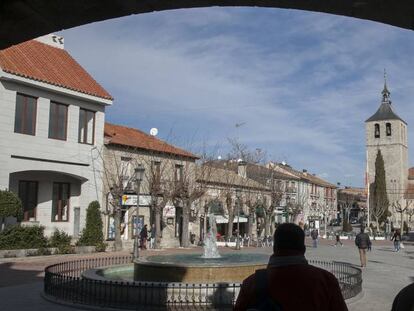 Imagen del centro de Galapagar, en la sierra noroeste de Madrid. 