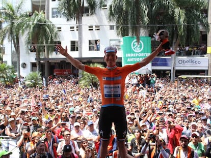 Bob Jungels, aclamado en Medellín.