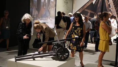 La exposición descubre todos aquellos objetos, artefactos y construcciones ideadas por Leonardo.