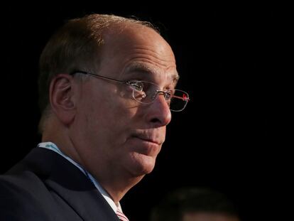 Larry Fink, presidente de BlackRock, en un acto en Nueva York en septiembre de 2018