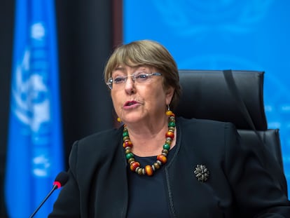 La alta comisionada para los derechos humanos de la ONU, Michelle Bachelet, en una imagen de archivo.