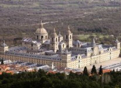 Vista del monasterio de El Escorial, en Madrid.