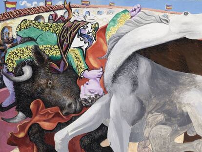 'Corrida: la muerte del torero' (1933). de Picasso. 