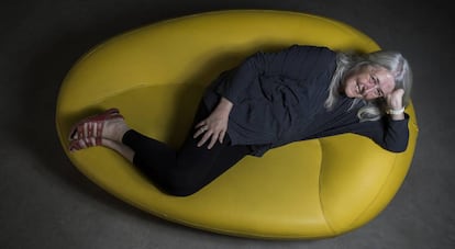 Mary Beard, fotografiada este viernes en la Fundaci&oacute;n Telef&oacute;nica.