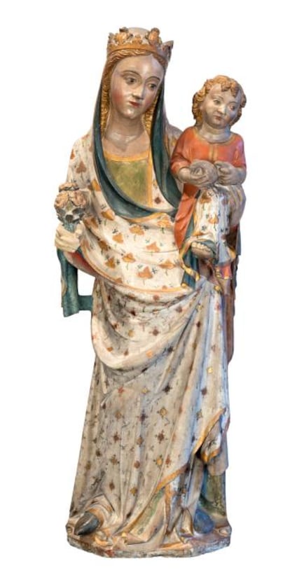 Virgen María de Ziadín, siglo XIV.