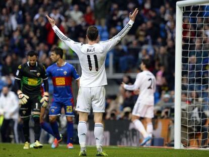 Bale, durante el Madrid-Elche.