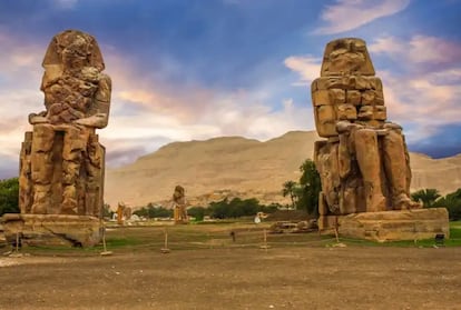 Memnon en Luxor (Egipto).