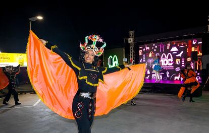 Bailes típicos del norte de Chile fueron parte de la alegría de la celebración del nuevo McDonald's.