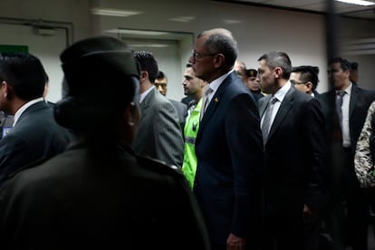 Jorge Glas exvicepresidente de Ecuador sentenciado por asociación ilícita en el caso Odebrecht, en diciembre de 2017.
