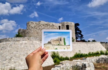 Dibujo del Castillo de Alameda de Osuna.