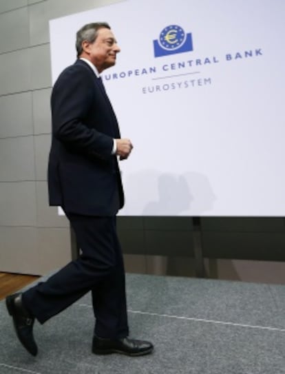 Mario Draghi, presidente del Banco Central Europeo