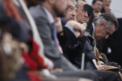 Miguel Blesa (d), cuando era presidente de Caja Madrid en un acto en 2008.