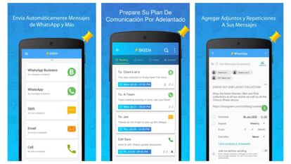 App programar envío WhatsApp