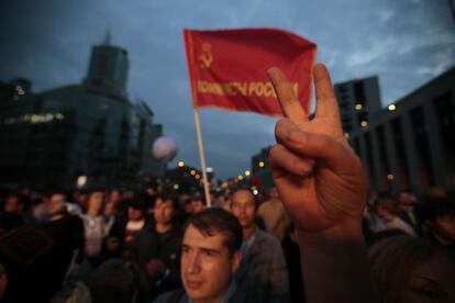 Protesta contra Putin en Mosc&uacute;, el pasado septiembre. 