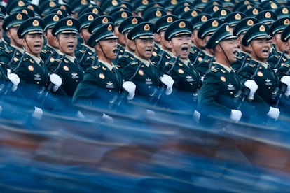 El desfile conmemora el 80º aniversario del fin de la Segunda guerra sino-japonesa y el final de la II Guerra Mundial.