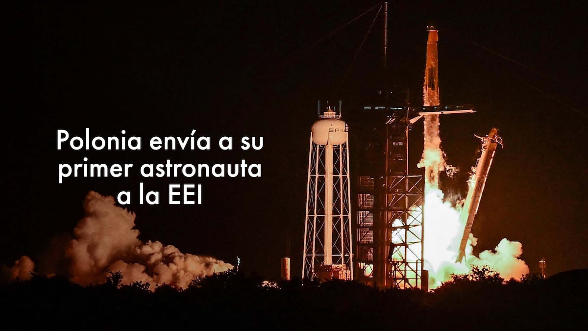Vídeo | Polonia celebra el regreso de su primer astronauta de la Estación Espacial Internacional