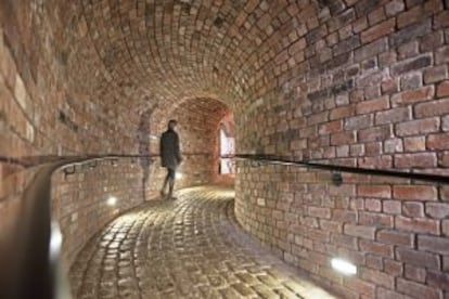 Interior del Tower Museum, en Derry, que relata la historia de la ciudad.