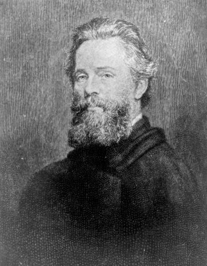 Herman Melville, en una de les últimes imatges.