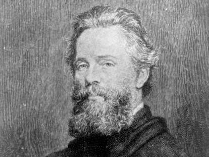 Herman Melville, en una de les últimes imatges.